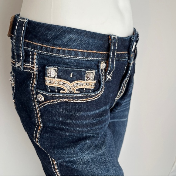 Rock Revival Sherry Easy Bootcut dark denim stretch jeans - Picture 5 of 16